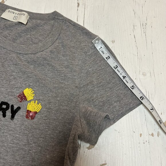 Bow & Drape Gray 'Hangry' Short Sleeve Tee - Picture 8 of 12
